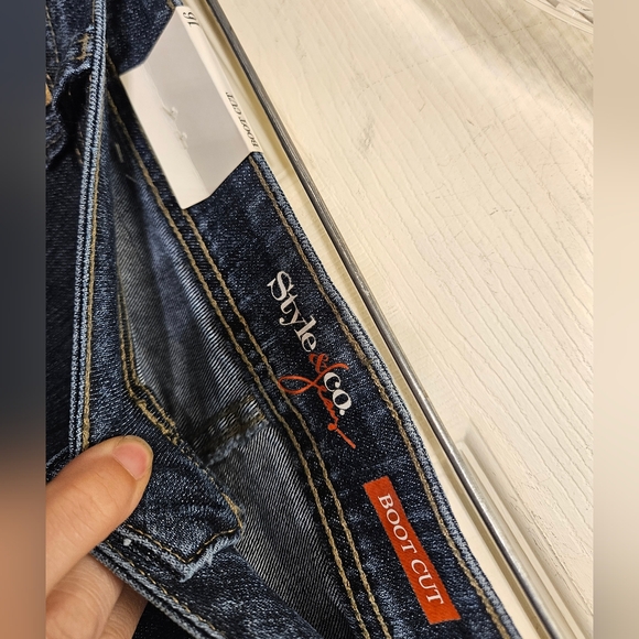Style & Co. Bootcut jeans womans size 16 new - Picture 4 of 9